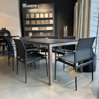 Zumsteg - Essgruppe Portofino Und Gloster 180 Platte Dekton Black Beauty Schwarz Gestell Aluminium Stuhl Textil Schwarz - 2