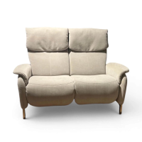 himolla - Sofa 4868 Cumuly Stoff Nuvano Cloud Beige Füße Metall Edelstahloptik Inkl. Elektr. Wall-Free-Beschlag, Elektr. Kopfteilverstellung, Sitzneigungsverstellung - 6