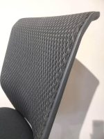 Vitra - Bürostuhl Id Mesh Bezug Sitz Plano Nero Schwarz Rücken Diamond Mesh Nero F30 Schwarz Gestell Edelstahl Mit Rollen Schwarz - 6