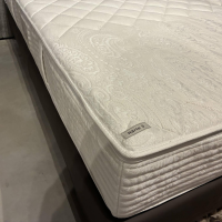 Möller Design - Boxspringbett The Grid Stoff Mud Taupe 12 Grau Leder Rancho Steel Grau Inklusive Matratzen Und Konsolen - 6