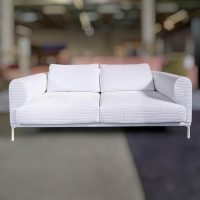 IP Design - Sofa Loop 2/75 Stoff Glory IP1791-171 Weiß Gestell Weiß - 4