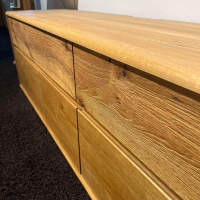 Natura - Mediaboard Hillsboro Wildeiche Massiv Geölt Mit Türen Und Schubladen - 4