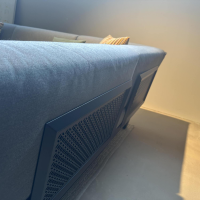 Solpuri - Sofa Boom Outdoor Stoff Premium Bombay Anthracite Anthrazit Gestell Aluminium Anthrazit - 4