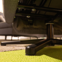 Sit & More - Polstergruppe Morris Stoff Garett Stone 20 Basic Grau Metallfuß Schwarz Matt Inklusive Kissen - 6