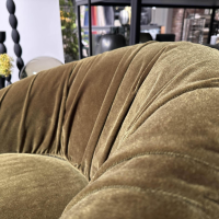 Bullfrog - Sessel Tonic Typ 146 Stoff Charmelle Royal Plush 14 Olivgrün Drehgestell Stahl Schwarz Pulverbeschichtet - 5