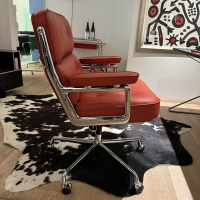 buerostuehle-vitra-buerostuhl-lobby-chair-es-104-leder-red-stone-rot-gestell-aluminum-verchromt-mit-7