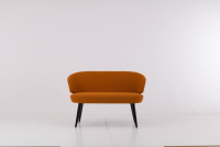 Werther - Bank Trick Stoff 111 92 Orange Gestell Holz Schwarz - 5