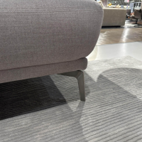 Mondo - Ecksofa Ensemble Shima Stoff Escana Naturel Beige Füße Metall 01BR Brushed - 7