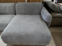 Raum.Freunde - Ecksofa Till Stoff Shaun 1624 Grau Fuß Kunststoff Schwarz - 2