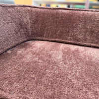 COR - Ecksofa Trio Stoff 9041 Malve Rosa 9040 Messinggelb Mit Stopp Gleitern - 5