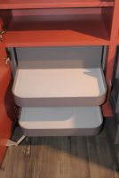 Rietberger Möbelwerke - Sideboard Lotus Lack Oxidrot Fuß Kufe 8 Türen - 3