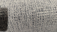 Restyl - Schlafsofa Enya Stoff 2-7074 Grau Füße Schwarz - 2
