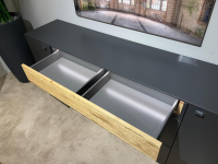 Venjakob - Sideboard 7243 3893 Lumea Lack Anthrazit Matt Und Eiche Gebürstet Mit LED Beleuchtung - 2