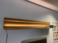 MCA Furniture - Wohnwand Girona Ast-Balkeneiche Massiv Keilgezinkt - 3