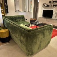 Bielefelder Werkstätten - Ecksofa Soulmate Stoff Phil 1749-131 Grün - 4