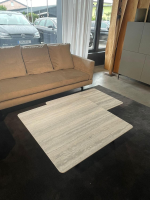 Contur - Couchtisch Cena Tischplatte Keramik Marble Gestell Metall Schwarz - 6