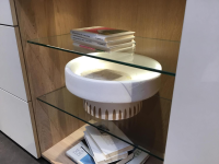 Team 7 - Anrichte Filigno Eiche Naturöl Weiß Front Keramik Arctic White Weiß Mit Beleuchtung - 7