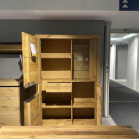 Garthaus Möbelfertigung - Schrank Multivertiko Garz Wildeiche Massiv Geölt Griffe Metall - 5