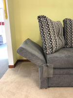 Restyl - Schlafsofa Isabella Stoff 2-6839 Grau mit Auszugsfunktion - 13