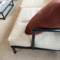 B&B Italia - Elementgruppe Nooch Stoff Lamone Weiß Quadrat Ziegelmuster Profil Lola Weiß Gestell Graphit Lackiert Inklusive Couchtische - 8