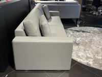 Rolf Benz - Sofa Ego Leder 38 101 Hell Steingrau Grau - 2