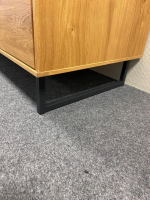 MCA Furniture - Wohnwand Assini Wildeiche Furniert Geölt mit Beleuchtungsparket - 7