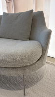 Flexform - Sof Guscio In Grau Inkl. Kissen - 3