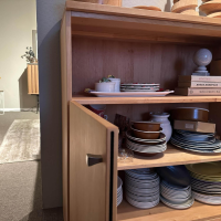 Team 7 - Chest of drawers Cubus solid alder wood with 2 doors - 9