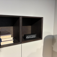 Kettnaker - Schrankkombination Alea Lack Kiesel Grau Absetzung Eiche Nero Inklusive Einteilung - 2