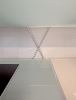 Christine Kröncke - Offenes Regal Satiniertes Glas Metall - 5