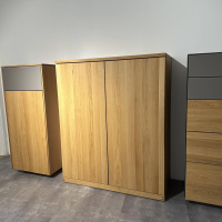 Team 7 - Kommode Außen Eiche Geölt Innen Buche Glasboden - 2