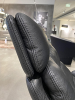 KFF - Sessel Arva E Lounge Leder Sauvage 8105 Schwarz 5 Stern Gestell Metall Schwarz M01 Mit Elektrischen Verstellungen - 5