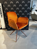 Hülsta - 5er-Set S1000 Stoff Velours M277 Rostrot - 3