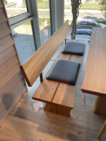 Schösswender - Essgruppe Oviedo Wildeiche Massiv Geölt Echtleder Laguna Soft Braun - 9