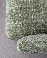 Violetta - Ecksofa Jolina Stoff 50/30 Sage Bissau Grün mit 3 Rückenkissen - 7