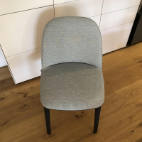 Vitra - Stuhl Softshell Side Chair Stoff Reed Stahlblau - 7