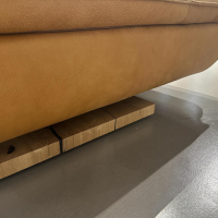 Koinor - Sofa Mooove Leder A-India Sun Braun Plateau Wildeiche Furniert - 8