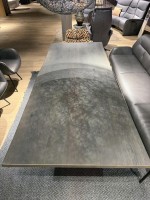 himolla - Esstisch Dining 1474 Platte Wildeiche Treibholz Schwarz Gestell Metall Anthrazit Pulverbeschichtet - 6