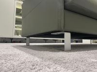 Erpo - Sofa Classics  CL990 R Leder 170 163 Olive Grün Kufe Metall - 9