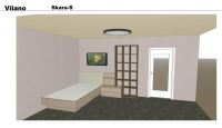 Rietberger Möbelwerke - Bett mit Anbauregal Skara Schlafen Lack Cashmere (R4) - 3