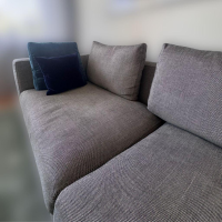 B&B Italia - Sofa Ray Stoff Elsa Graubraun/ Creme Grau Gestell Aluminium Nickel Bronzefarbig Lackiert (Second Life) - 3