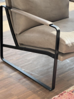 Walter Knoll - 2er-Set Sessel Fabricius Leder Vintage Nutmeg Braun Gestell Schwarz - 5