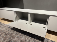 Sudbrock - Wohnwand Cubo Lack Canagrau Mit Eiche Anthrazit Gebeizt - 11