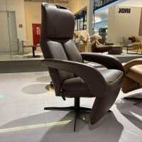 Jori - Sessel Symphony JR-7960 Mono-Move-Medi Leder Celia Truffo Braun 4-Stern Fuß Braun Gewellt Lackiert - 6