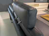 Musterring - Garnitur MR385 Leder Dickleder Navy Blau 2 Sofas - 2