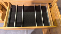 Venjakob - Highboard Caletta Kernbuche Teilmassiv Geölt mit Beleuchtung - 5