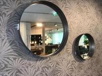 Cattelan Italia - 2er-Set Spiegel Wish Rahmen Metall Silber - 3
