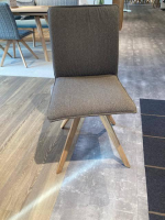 Anrei - Essgruppe Listo Stoff II Q203 Braun Eiche Massiv Gebürstet Natur Geölt - 4