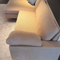 COR - Ecksofa Conseta Stoff 8186 Aprikose Rosa Orange Gestell Metall Rosa Orange - 11