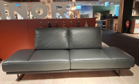 Koinor - Sofa Ponte Leder Classic Pepper Anthrazit Gestell Metallkufen Schwarz Matt Inklusive Kissen - 3